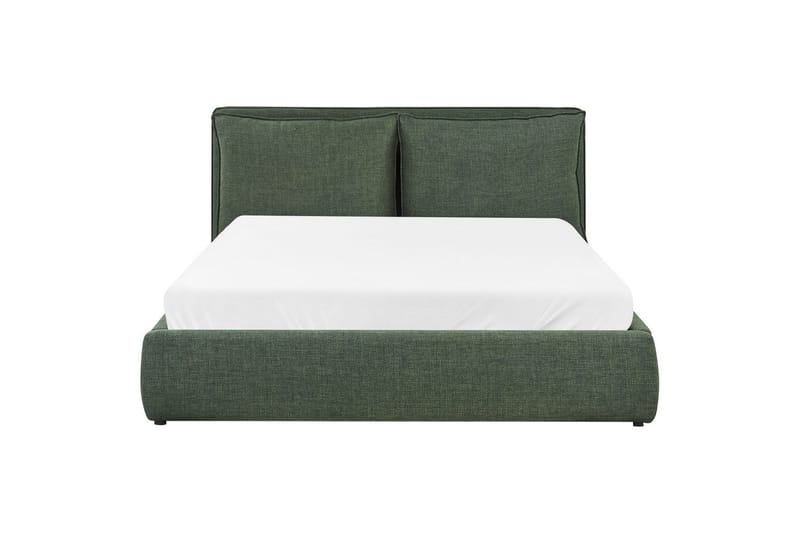 Seng med opbevaring Bajonna - Grøn, 160x200 cm - Møbler - Senge - Sengeramme & sengestel