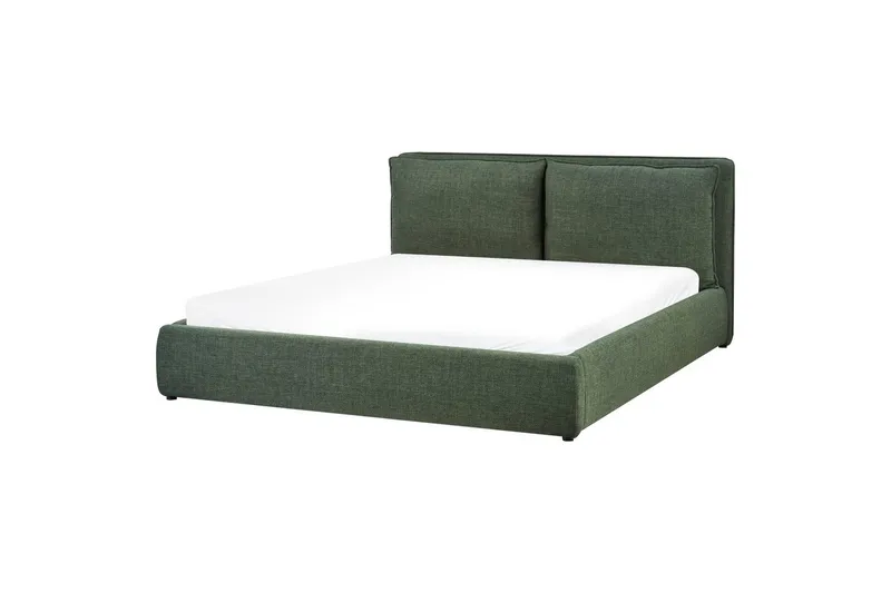 Seng med opbevaring Bajonna - Grøn, 180x200 cm - Møbler - Senge - Sengeramme & sengestel