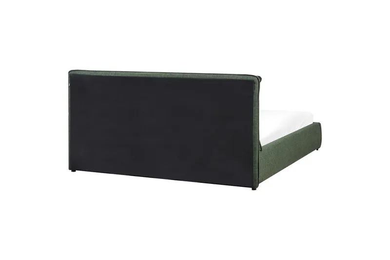 Seng med opbevaring Bajonna - Grøn, 180x200 cm - Møbler - Senge - Sengeramme & sengestel