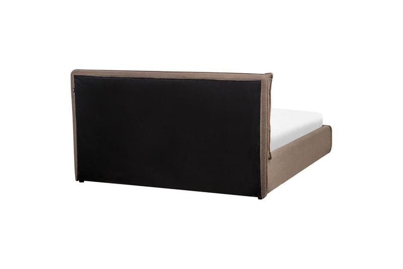Seng med opbevaring Bajonna - Taupe, 160x200 cm - Møbler - Senge - Sengeramme & sengestel