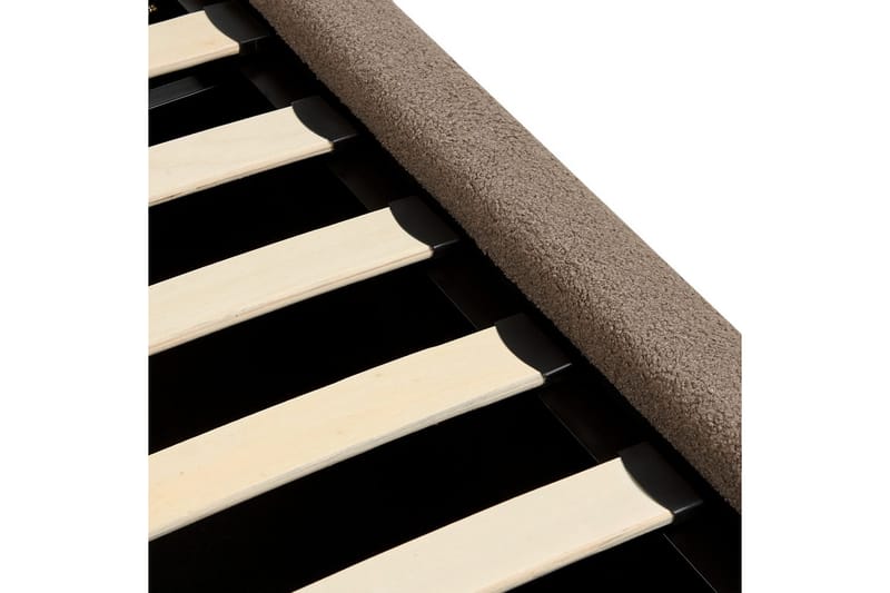 Seng med opbevaring Bajonna - Taupe, 180x200 cm - Møbler - Senge - Sengeramme & sengestel
