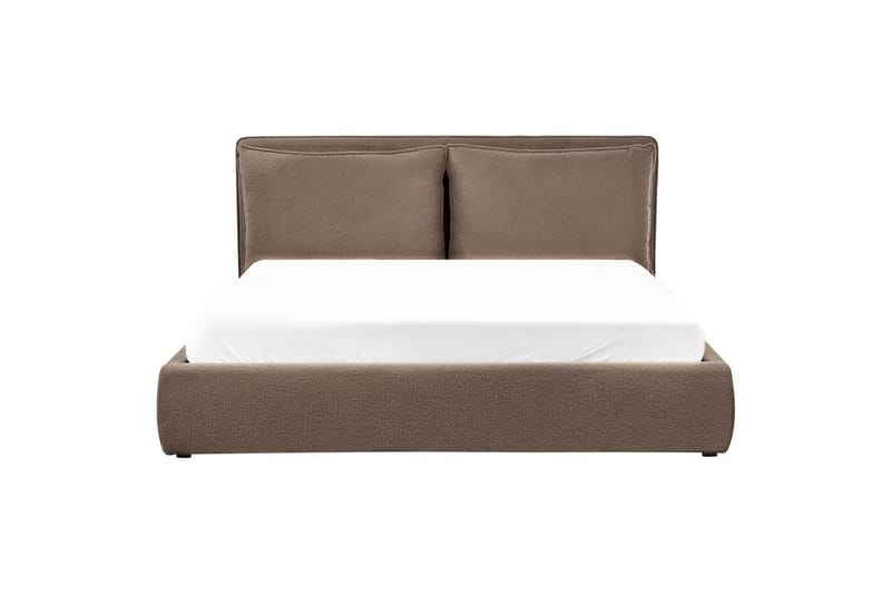 Seng med opbevaring Bajonna - Taupe, 180x200 cm - Møbler - Senge - Sengeramme & sengestel