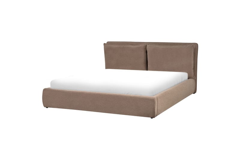 Seng med opbevaring Bajonna - Taupe, 180x200 cm - Møbler - Senge - Sengeramme & sengestel