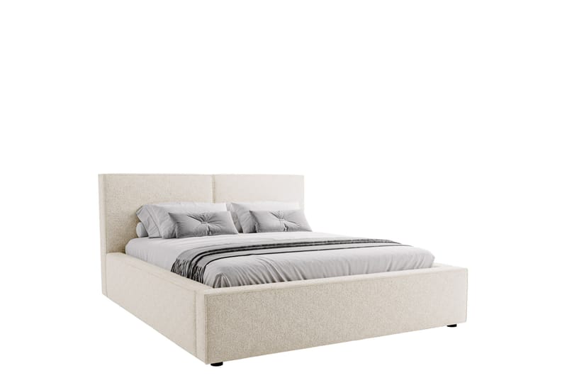 Bizantine Opbevaringsseng 160x200 cm - Hvid - Møbler - Senge - Seng med opbevaring