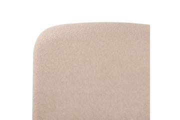Seng med opbevaring Blagnac - Beige/Bouclé, 160x200 cm - Møbler - Senge - Sengeramme & sengestel