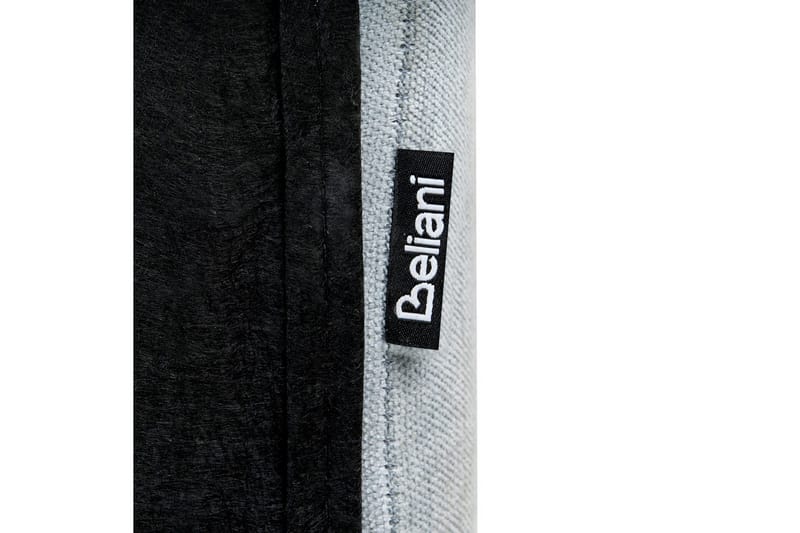 Seng med opbevaring Blagnac - Blå/Polyester, 160x200 cm - Møbler - Senge - Sengeramme & sengestel