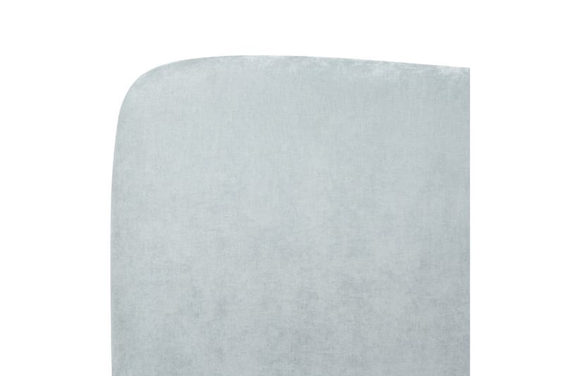 Seng med opbevaring Blagnac - Blå/Polyester, 180x200 cm - Møbler - Senge - Sengeramme & sengestel