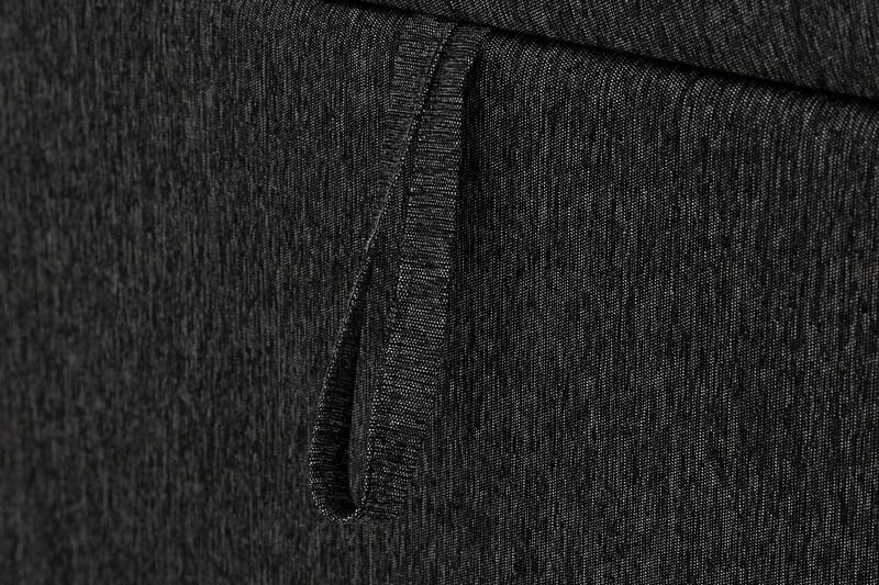 Boxy Box Bed 180x200 cm Seng med Opbevaring - Sort/Grå - Møbler - Senge - Komplet sengepakke