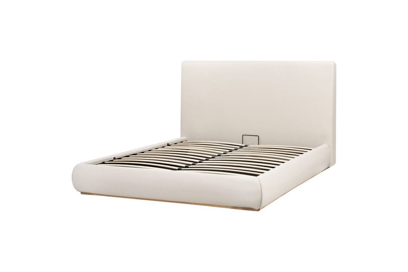 Seng med opbevaring Campagne - Beige, 160x200 cm - Møbler - Senge - Sengeramme & sengestel