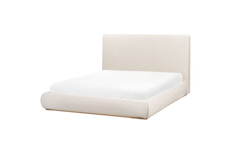 Seng med opbevaring Campagne - Beige, 160x200 cm - Møbler - Senge - Sengeramme & sengestel