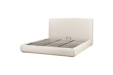 Seng med opbevaring Campagne - Beige, 180x200 cm - Møbler - Senge - Sengeramme & sengestel