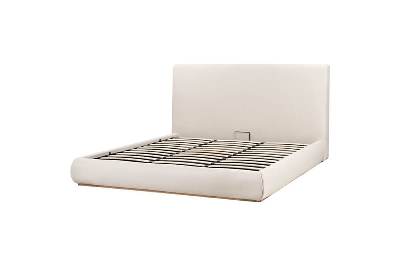 Seng med opbevaring Campagne - Beige, 180x200 cm - Møbler - Senge - Sengeramme & sengestel
