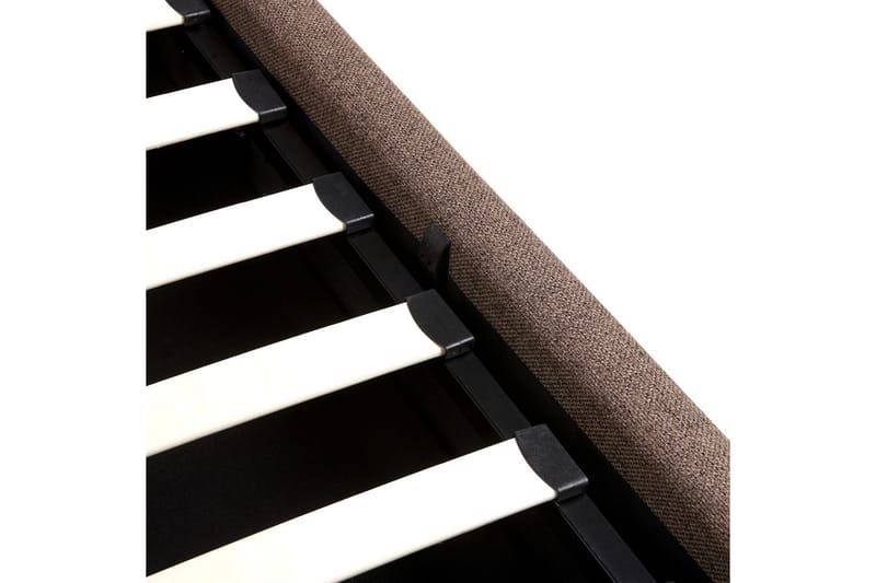 Seng med opbevaring Campagne - Brun, 160x200 cm - Møbler - Senge - Sengeramme & sengestel