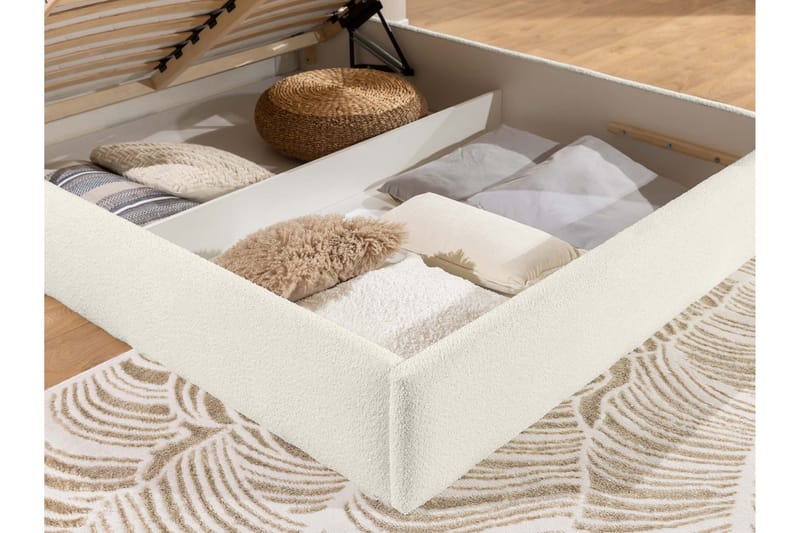 Carve Opbevaringsseng - Beige - Møbler - Senge - Seng med opbevaring
