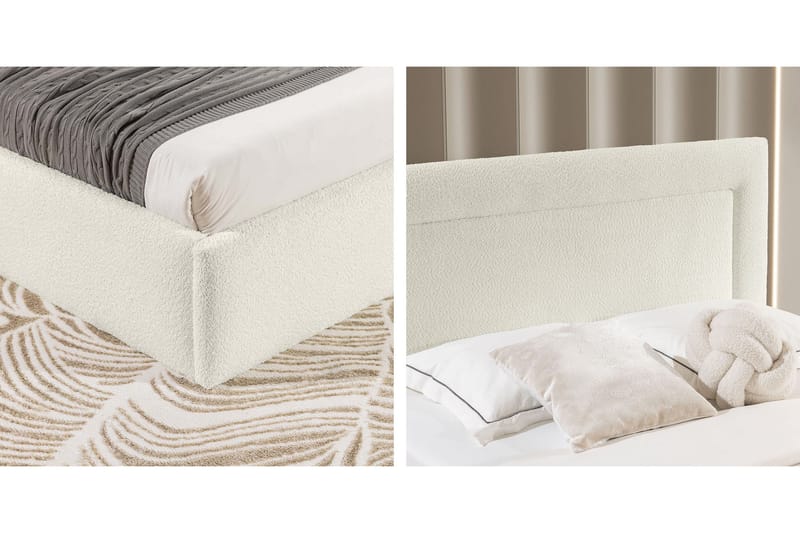 Carve Opbevaringsseng - Beige - Møbler - Senge - Seng med opbevaring