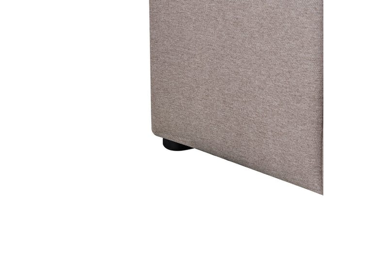 Seng med opbevaring Castelnavet - Beige, sort, 160x200 cm - Møbler - Senge - Sengeramme & sengestel