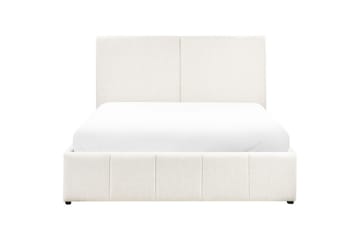 Seng med opbevaring Castelnavet - Hvid, Sort, 160x200 cm - Møbler - Senge - Sengeramme & sengestel