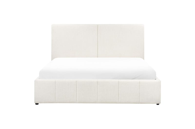 Seng med opbevaring Castelnavet - Hvid, Sort, 180x200 cm - Møbler - Senge - Sengeramme & sengestel