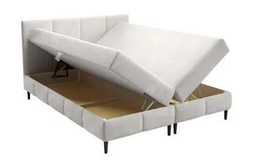 Celestine Opbevaringsseng 180x200 cm - Hvid - Møbler - Senge - Seng med opbevaring