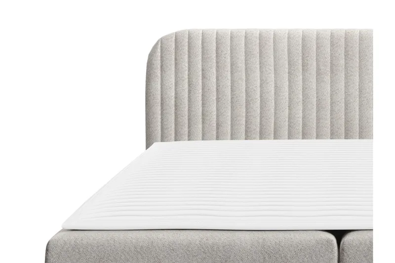 Celestine Opbevaringsseng 200x200 cm - Beige - Møbler - Senge - Seng med opbevaring