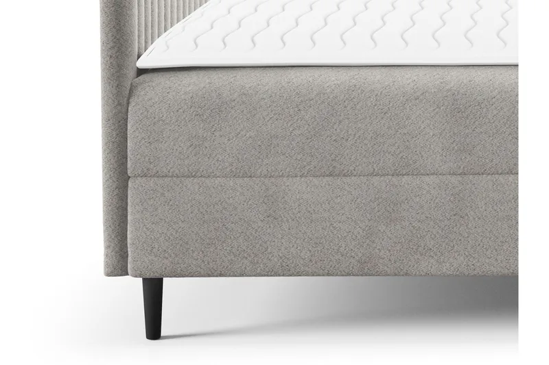 Celestine Opbevaringsseng 200x200 cm - Beige - Møbler - Senge - Seng med opbevaring