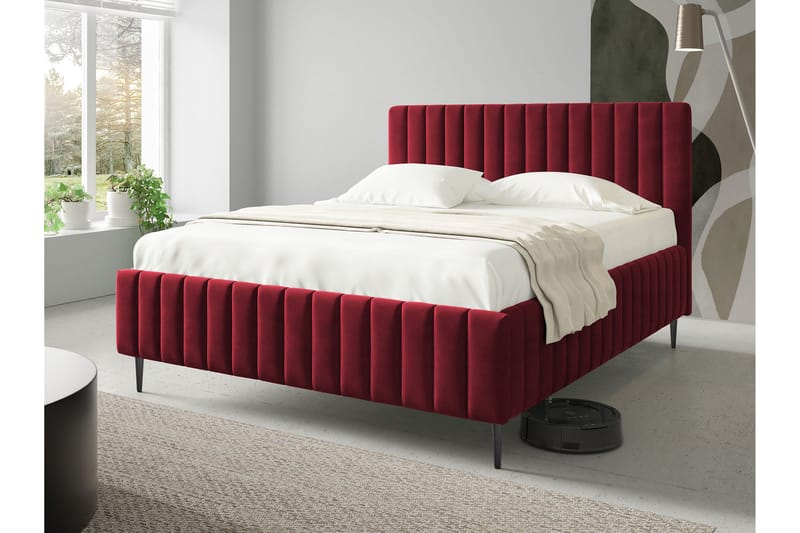 Desio Opbevaringsseng 160x200 cm - Brun - Møbler - Senge - Seng med opbevaring