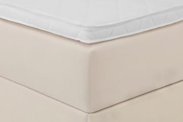 Boxy Box Bed 180x200 cm Seng med Opbevaring - Beige - Møbler - Senge - Kontinentalsenge