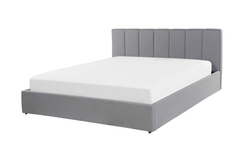 Dreuxa Opbevaringsseng 160x200 cm - Lysegrå - Møbler - Senge - Sengeramme & sengestel