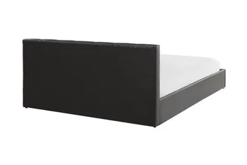 Dreuxa Opbevaringsseng 180x200 cm - Kunstlæder/Grå - Møbler - Senge - Sengeramme & sengestel