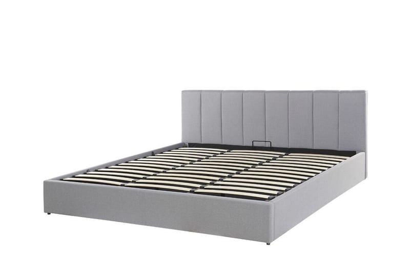 Dreuxa Opbevaringsseng 180x200 cm - Lysegrå - Møbler - Senge - Sengeramme & sengestel