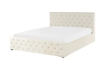 Förvaringssäng Beige - Møbler - Senge - Sengeramme & sengestel