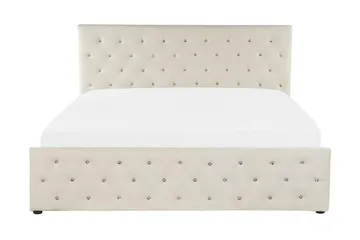 Förvaringssäng Beige - Møbler - Senge - Sengeramme & sengestel