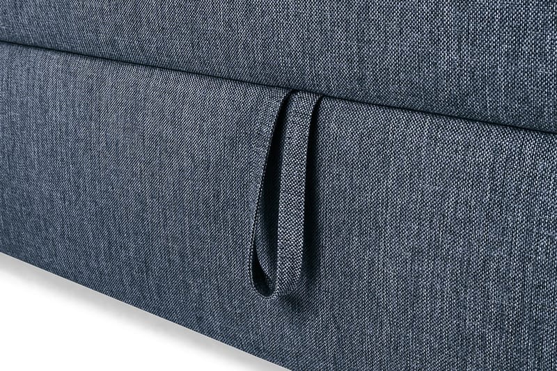 Montana Dobbeltseng med Opbevaring 160x200 cm - Mørkeblå - Møbler - Senge - Boxmadras & boxseng