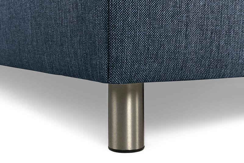 Montana Dobbeltseng med Opbevaring 160x200 cm - Mørkeblå - Møbler - Senge - Boxmadras & boxseng