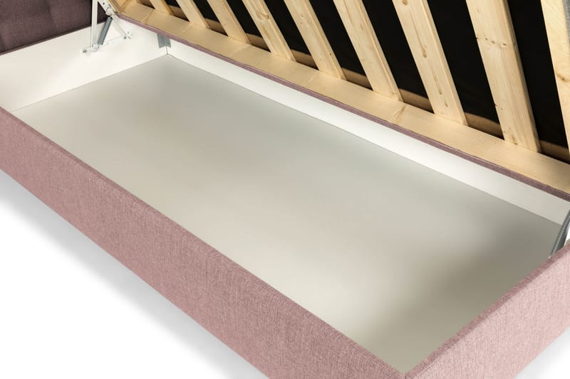Montana Komplet Sengpakke med Opbevaring 90x200 cm - Lyserød - Møbler - Senge - Seng med opbevaring - Dobbeltseng med opbevaring