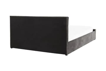 Saleux Opbevaringsseng 180x200 cm - Velour/Grå - Møbler - Senge - Sengeramme & sengestel
