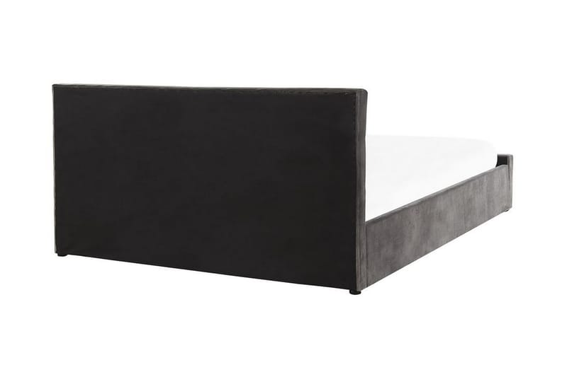 Saleux Opbevaringsseng 180x200 cm - Velour/Grå - Møbler - Senge - Sengeramme & sengestel