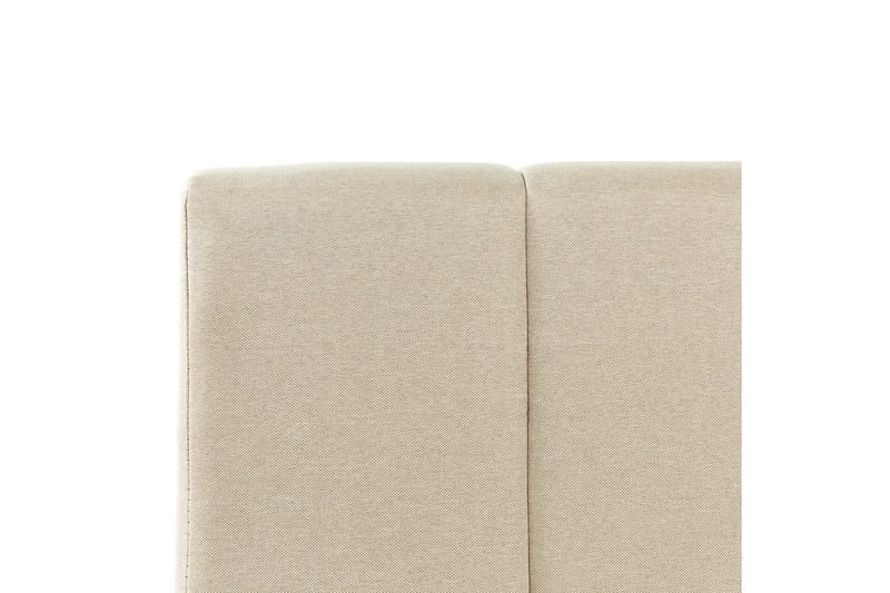 Seng med opbevaring Dreux - Beige, sort, 160x200 cm - Møbler - Senge - Sengeramme & sengestel