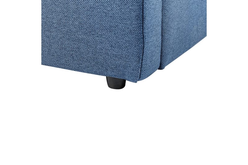 Seng med opbevaring Dreux - Blå, Sort, 180x200 cm - Møbler - Senge - Sengeramme & sengestel