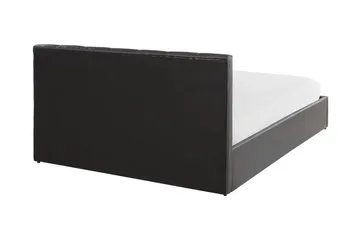 Dreuxa Opbevaringsseng 140x200 cm - Kunstlæder/Grå - Møbler - Senge - Seng med opbevaring