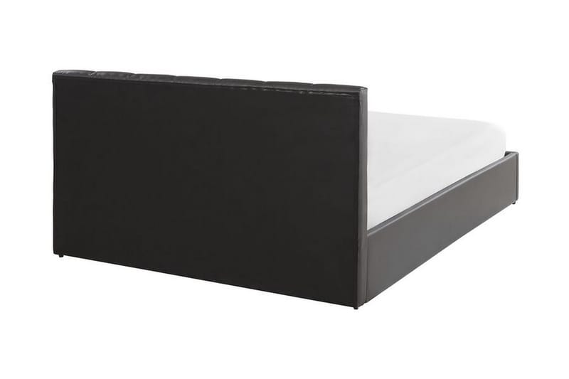 Dreuxa Opbevaringsseng 140x200 cm - Kunstlæder/Grå - Møbler - Senge - Seng med opbevaring