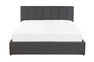 Dreuxa Opbevaringsseng 140x200 cm - Kunstlæder/Grå - Møbler - Senge - Seng med opbevaring