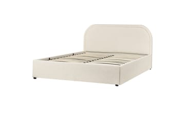 Dubbelsäng Beliani Quillien med förvaring 140x200 cm 140x200 - Møbler - Senge - Seng med opbevaring