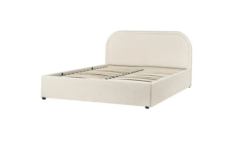 Dubbelsäng Beliani Quillien med förvaring 140x200 cm 140x200 - Møbler - Senge - Seng med opbevaring