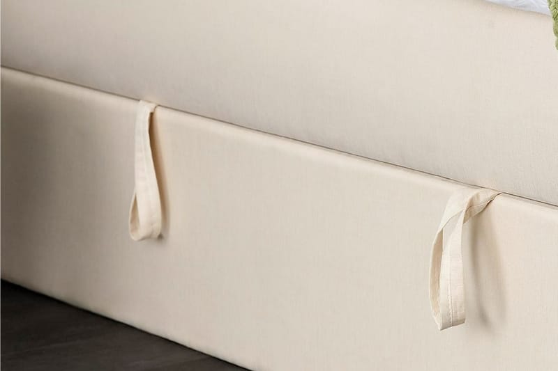 Boxy Box Bed Seng med Opbevaring 120x200 cm - Beige - Møbler - Senge - Enkeltsenge