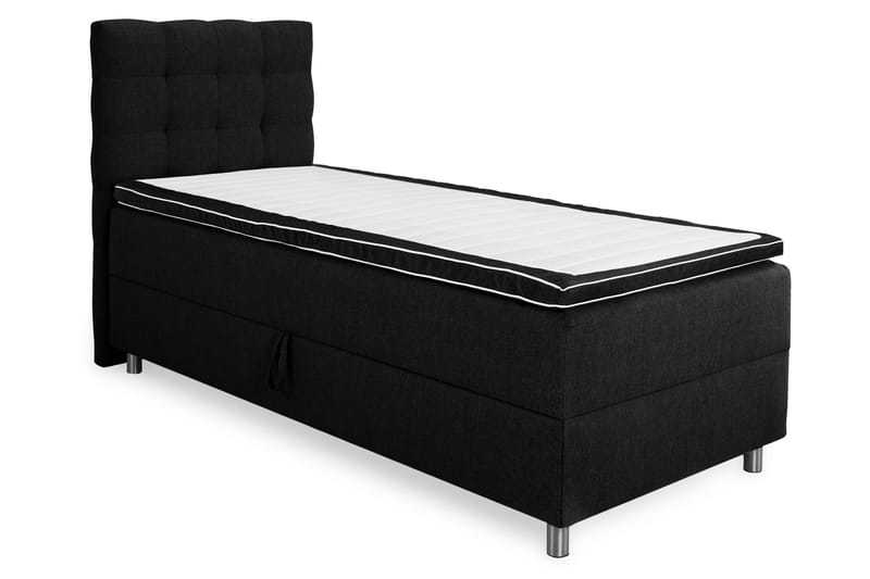 Montana Komplet Sengpakke med Opbevaring 90x200 cm - Sort - Møbler - Senge - Komplet sengepakke