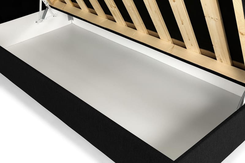 Montana Opbevaringsseng 120x200 - Sort - Møbler - Senge - Komplet sengepakke