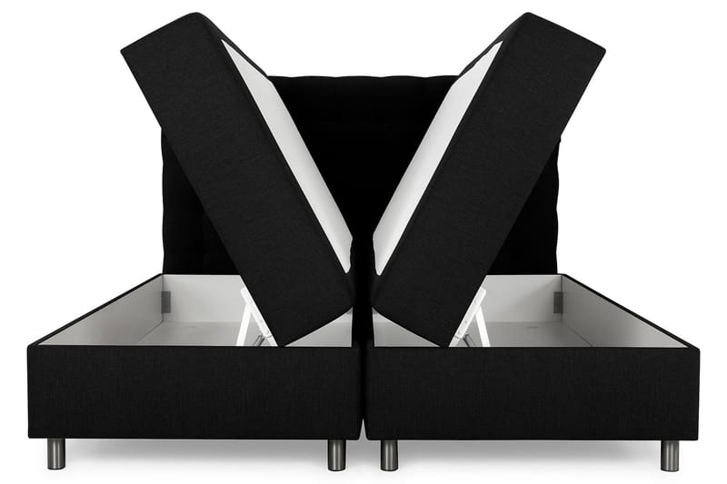 Montana Opbevaringsseng 160x200 - Sort - Møbler - Senge - Komplet sengepakke