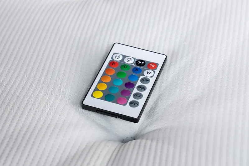 Francisco Komplet Sengpakke med løfteopbevaring LED-belysning 180x200 - Mørkegrå - Møbler - Senge - Komplet sengepakke