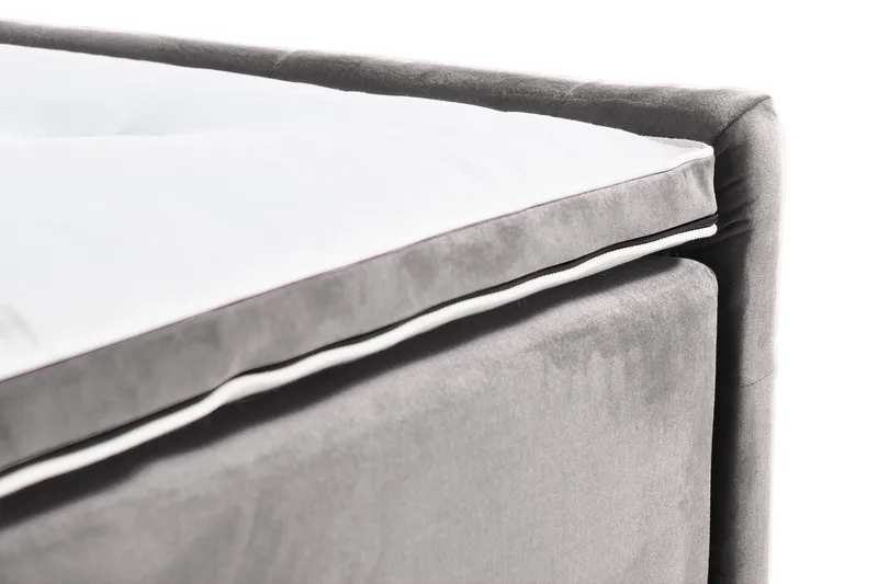 Francisco Komplet Sengpakke med løfteopbevaring LED-belysning 180x200 - Mørkegrå - Møbler - Senge - Komplet sengepakke